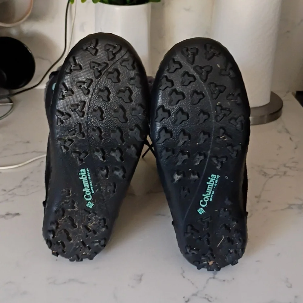 Columbia Black Quilted Winter Boots